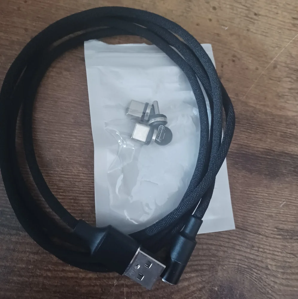 Universal Magnetic USB Charger with two adapters